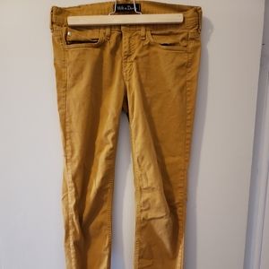 Burnt orange straight leg jeans